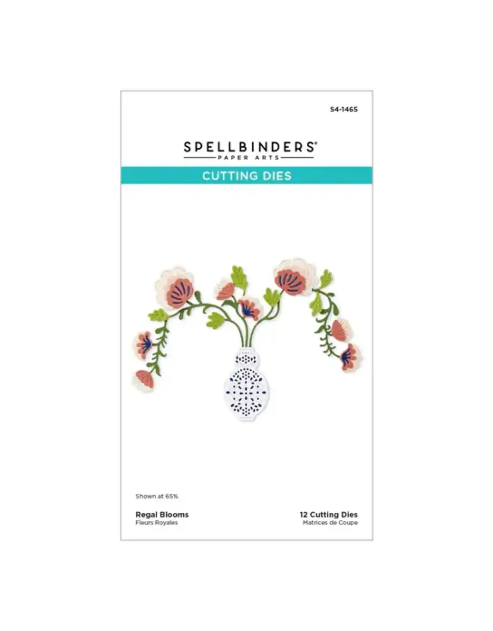 SPELLBINDERS SPELLBINDERS REGAL BLOOMS ETCHED DIE SET