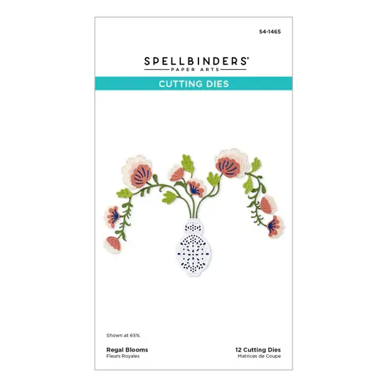 SPELLBINDERS SPELLBINDERS REGAL BLOOMS ETCHED DIE SET