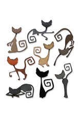 SIZZIX SIZZIX TIM HOLTZ THINLITS MISCHIEVOUS DIE SET