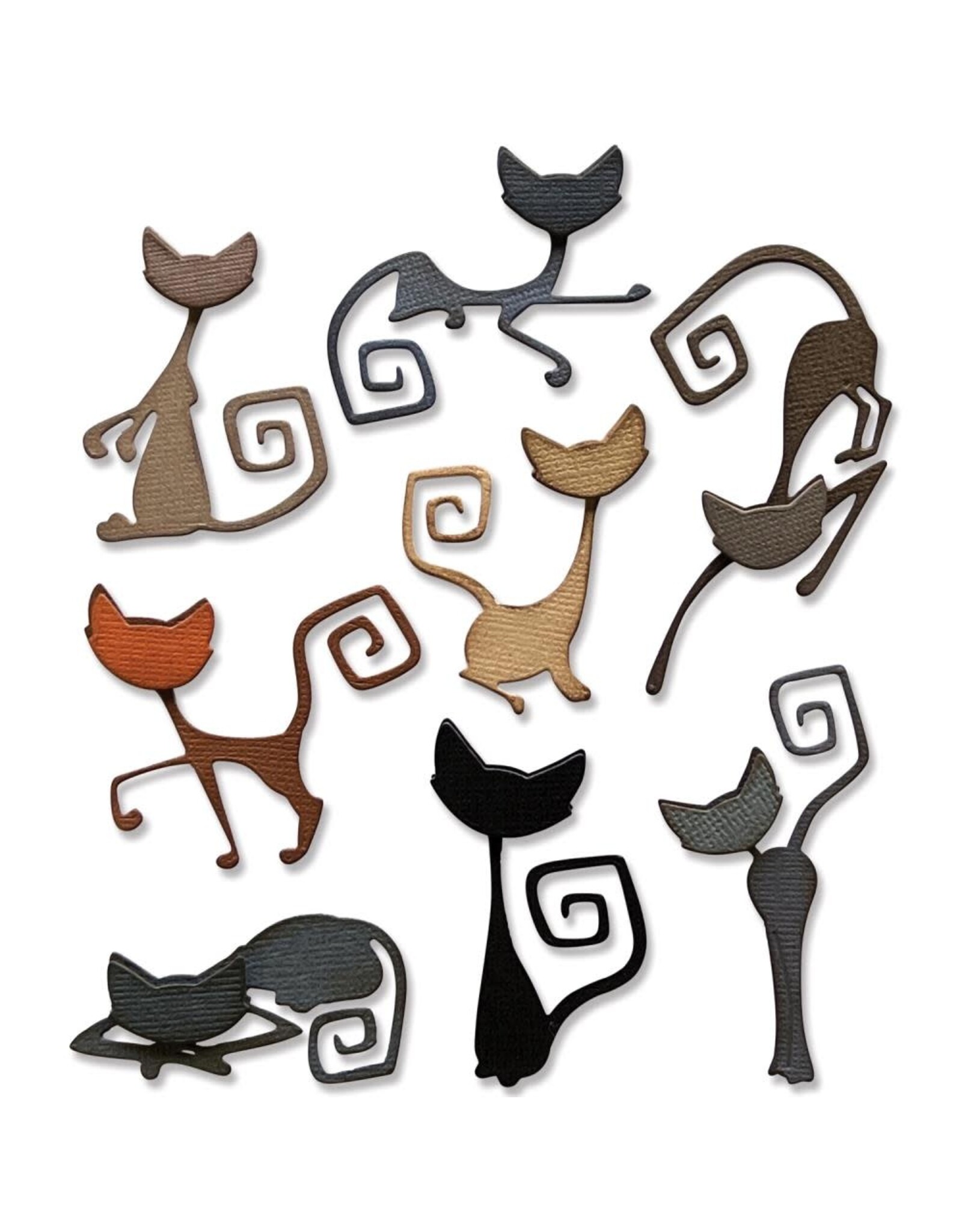 SIZZIX SIZZIX TIM HOLTZ THINLITS MISCHIEVOUS DIE SET