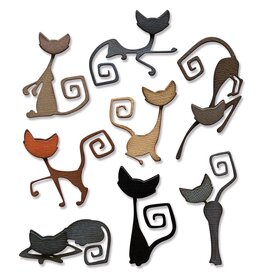 SIZZIX SIZZIX TIM HOLTZ THINLITS MISCHIEVOUS DIE SET