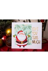 SIZZIX SIZZIX TIM HOLTZ THINLITS SANTA GREETINGS COLORIZE DIE SET