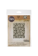 SIZZIX SIZZIX TIM HOLTZ TEXTURE FADES LACE EMBOSSING FOLDER