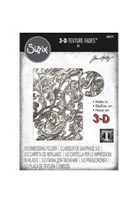 SIZZIX SIZZIX TIM HOLTZ 3D TEXTURE FADES ENTANGLED A6 EMBOSSING FOLDER