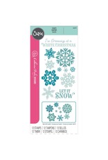 SIZZIX SIZZIX CATHERINE POOLER DESIGNS WHITE CHRISTMAS CLEAR STAMP SET