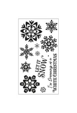 SIZZIX SIZZIX CATHERINE POOLER DESIGNS WHITE CHRISTMAS CLEAR STAMP SET