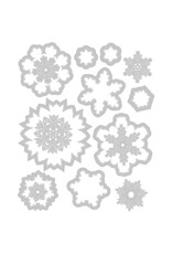 SIZZIX SIZZIX CATHERINE POOLER DESIGNS WHITE CHRISTMAS #2 FRAMELITS DIE SET