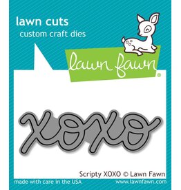 LAWN FAWN LAWN FAWN SCRIPTY XOXO DIE