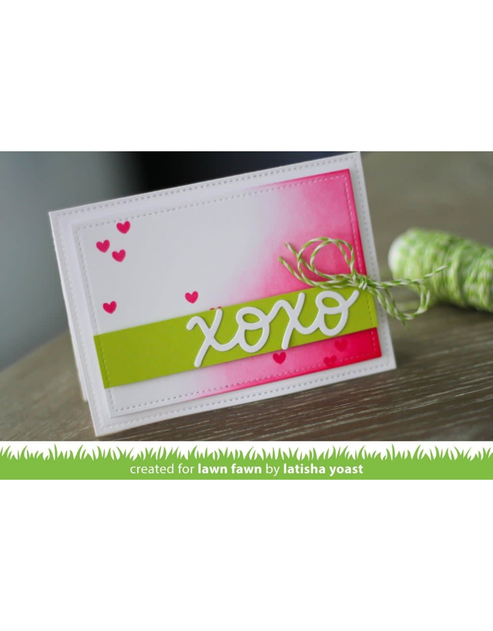 LAWN FAWN LAWN FAWN SCRIPTY XOXO DIE