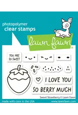 LAWN FAWN LAWN FAWN SWEET STRAWBERRY CLEAR STAMP SET