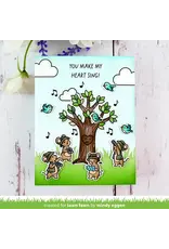 LAWN FAWN LAWN FAWN HEART TREE CLEAR STAMP SET