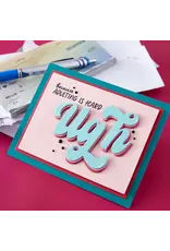 SPELLBINDERS SPELLBINDERS UGH CLEAR STAMP & DIE SET