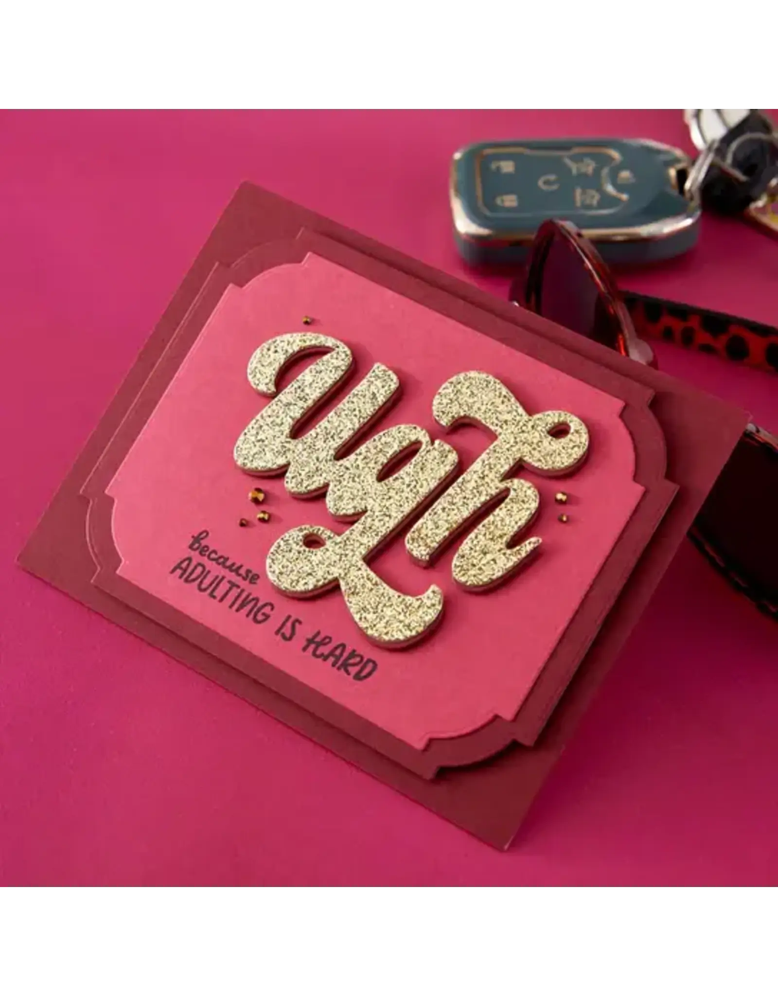 SPELLBINDERS SPELLBINDERS UGH CLEAR STAMP & DIE SET