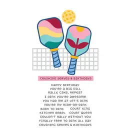 SPELLBINDERS SPELLBINDERS BORN TO DINK CLEAR STAMP & DIE SET