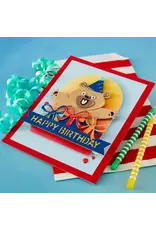 SPELLBINDERS SPELLBINDERS SIMON HURLEY SENDING HUGS COLLECTION BIRTHDAY BEAR DIE SET