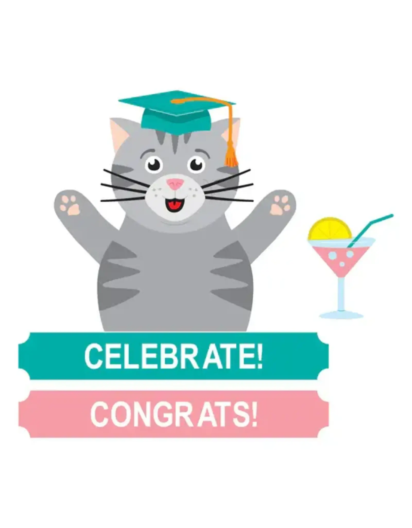 SPELLBINDERS SPELLBINDERS SIMON HURLEY SENDING HUGS COLLECTION CONGRATS CAT DIE SET