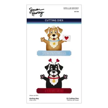 SPELLBINDERS SPELLBINDERS SIMON HURLEY SENDING HUGS COLLECTION DARLING DOG DIE SET