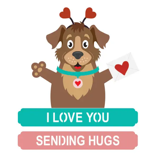 SPELLBINDERS SPELLBINDERS SIMON HURLEY SENDING HUGS COLLECTION DARLING DOG DIE SET