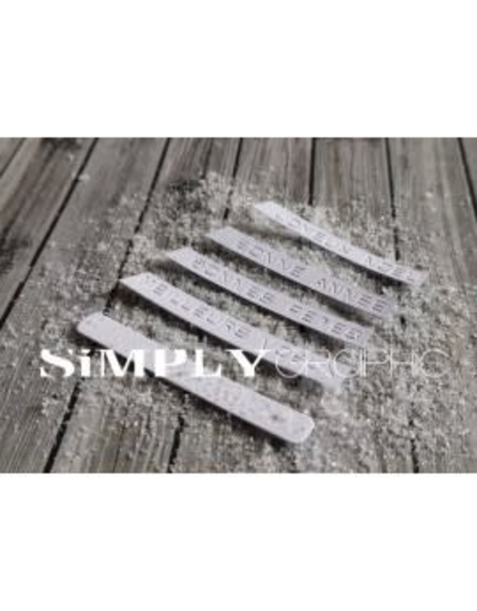 SIMPLY GRAPHIC SIMPLY GRAPHIC DIES 4 VOEUX DIE SET