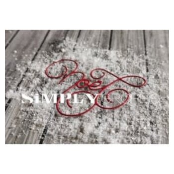 SIMPLY GRAPHIC SIMPLY GRAPHIC DIES NOËL EN VOLUTES DIE SET