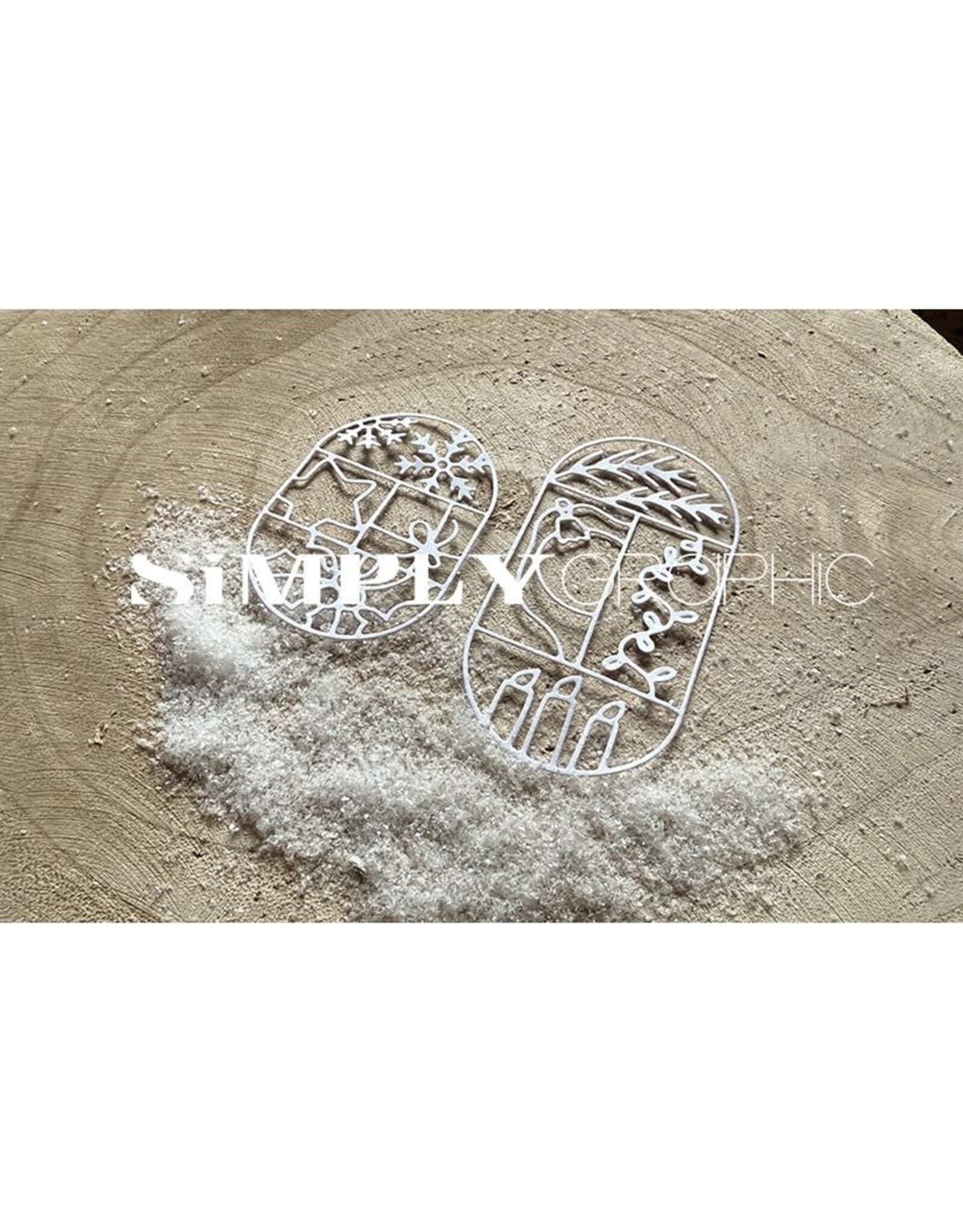 SIMPLY GRAPHIC SIMPLY GRAPHIC DIES VITRAUX MODERNES DIE SET