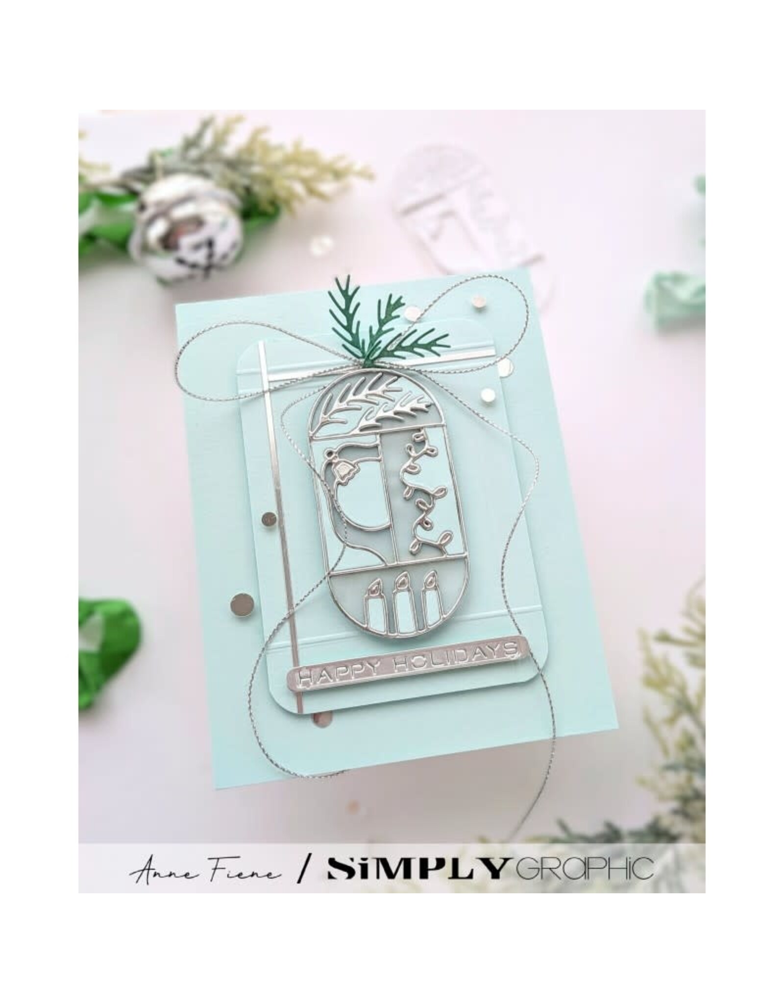 SIMPLY GRAPHIC SIMPLY GRAPHIC DIES VITRAUX MODERNES DIE SET