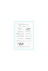 SIMPLY GRAPHIC SIMPLY GRAPHIC PLANCHE BELLE ET HEUREUSE ANNÉE CLEAR STAMP SET