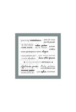 SIMPLY GRAPHIC SIMPLY GRAPHIC PLANCHE CONDOLÉANCES CLEAR STAMP SET