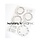 SIMPLY GRAPHIC SIMPLY GRAPHIC PLANCHE COURONNE DE FÊTES CLEAR STAMP SET