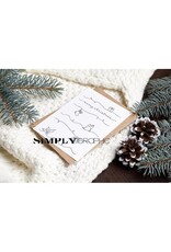 SIMPLY GRAPHIC SIMPLY GRAPHIC PLANCHE MONOLINE CHRISTMAS CLEAR STAMP SET