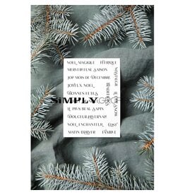SIMPLY GRAPHIC SIMPLY GRAPHIC PLANCHE NOËL ENCHANTEUR CLEAR STAMP SET