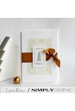 SIMPLY GRAPHIC SIMPLY GRAPHIC PLANCHE NOËL MINIMALISTE CLEAR STAMP SET
