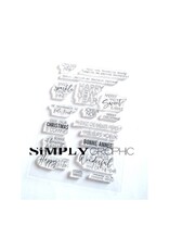 SIMPLY GRAPHIC SIMPLY GRAPHIC PLANCHE UNE NOUVELLE ANNÉE CLEAR STAMP SET