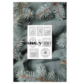 SIMPLY GRAPHIC SIMPLY GRAPHIC PLANCHE TIMBRES DE NOËL CLEAR STAMP SET