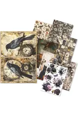 CIAO BELLA CIAO BELLA CRAFTMIX DARK ACADEMIA MIXED A5 RICE PAPER 8/PK