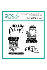 GINA K DESIGNS GINA K. DESIGNS WARM MITTENS TO BOOT CLEAR STAMP SET