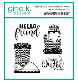 GINA K DESIGNS GINA K. DESIGNS WARM MITTENS TO BOOT CLEAR STAMP SET