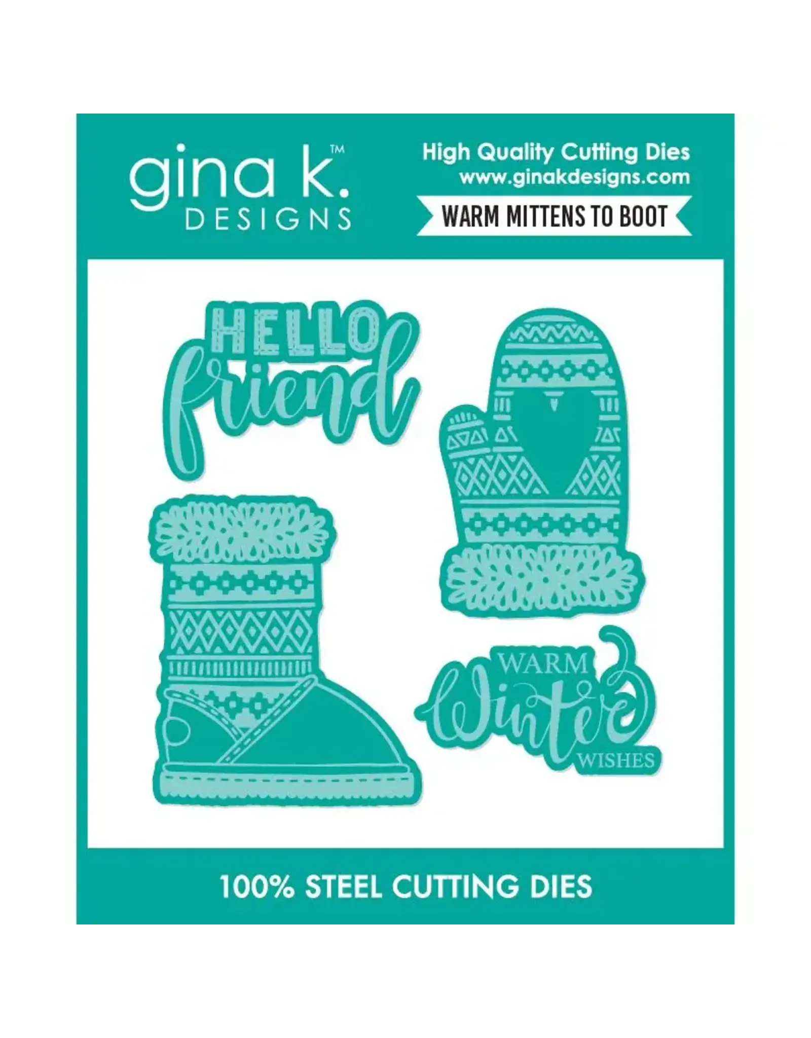 GINA K DESIGNS GINA K. DESIGNS WARM MITTENS TO BOOT DIE SET