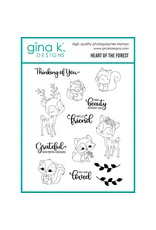 GINA K DESIGNS GINA K. DESIGNS HEART OF THE FOREST CLEAR STAMP SET