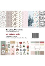 SIMPLY GRAPHIC SIMPLY GRAPHIC KIT CRÉATIF NOËL