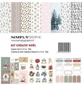 SIMPLY GRAPHIC SIMPLY GRAPHIC KIT CRÉATIF NOËL