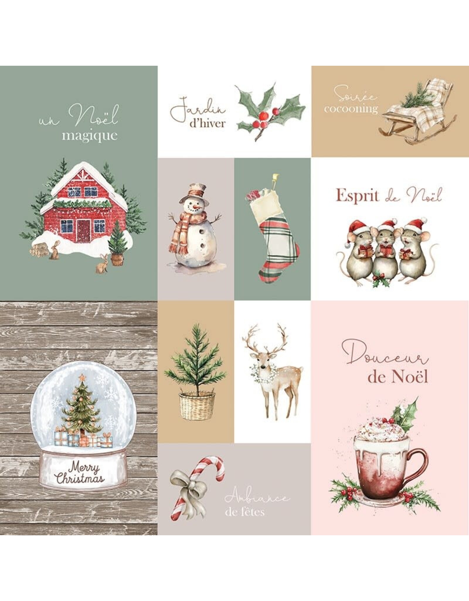 SIMPLY GRAPHIC SIMPLY GRAPHIC KIT CRÉATIF NOËL