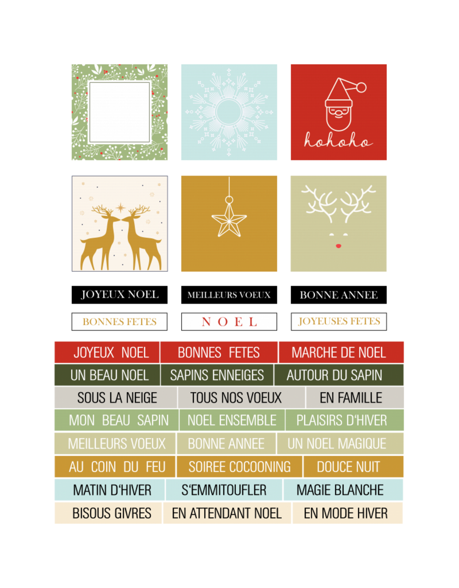 SIMPLY GRAPHIC SIMPLY GRAPHIC PAPETERIE CRÉATIVE DE NOËL