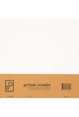 PRISM STUDIO PRISM STUDIO 12x12 ULTRA-SMOOTH 65lb CARDSTOCK - SOLAR WHITE 25/PK