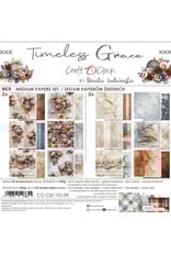 CRAFT O'CLOCK CRAFT O'CLOCK TIMELESS GRACE 8x8 MIX PAPER PAD 24 SHEETS