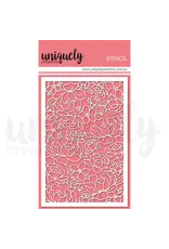 UNIQUELY CREATIVE UNIQUELY CREATIVE FLORAL WHISPERS STENCIL