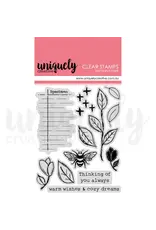 UNIQUELY CREATIVE UNIQUELY CREATIVE BOTANICAL ART JOURNAL CLEAR STAMP SET