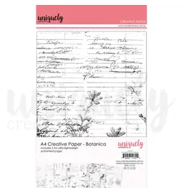 UNIQUELY CREATIVE UNIQUELY CREATIVE BOTANICA A4 CREATIVE PAPER 5/PK