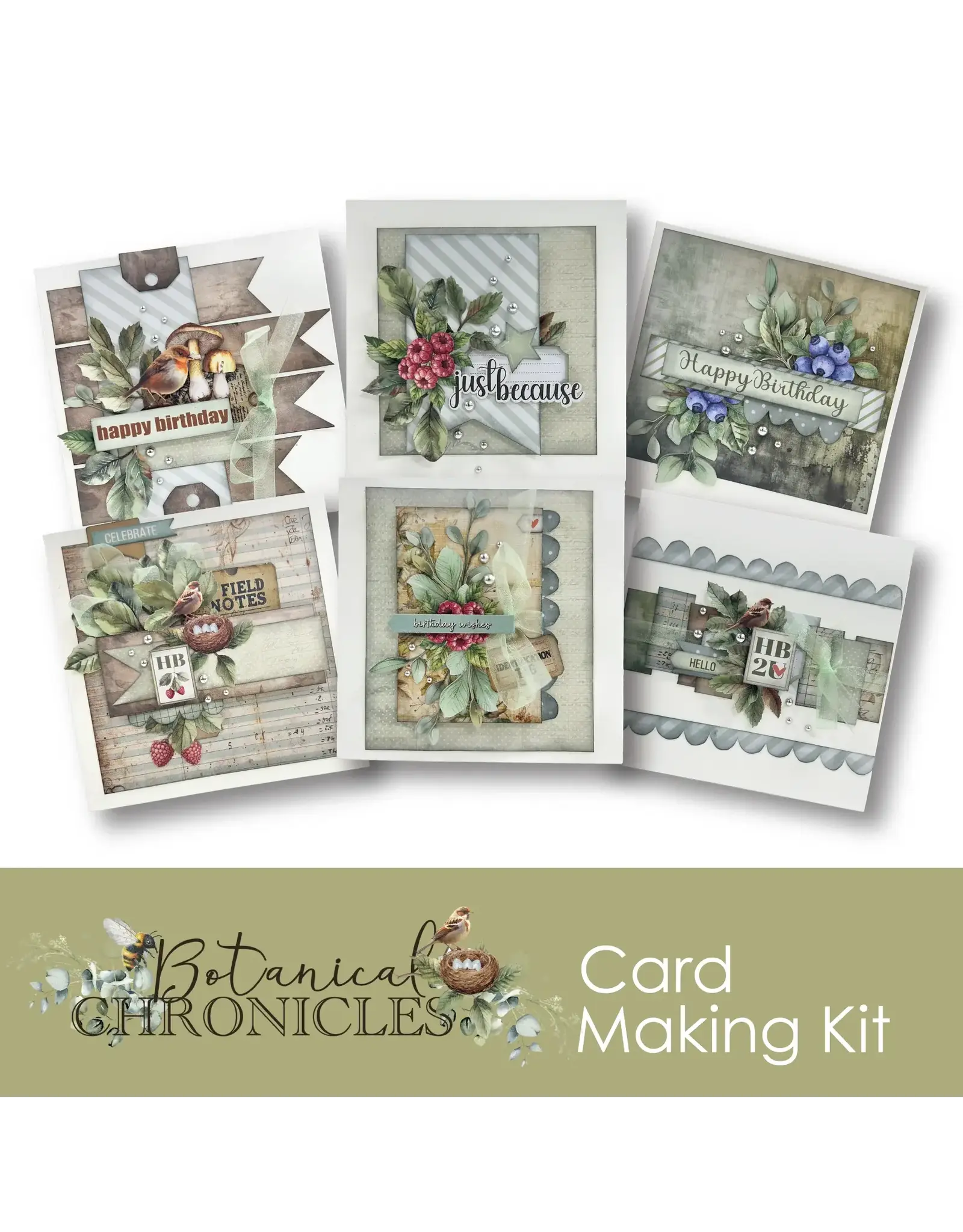 UNIQUELY CREATIVE UNIQUELY CREATIVE BOTANICAL CHRONICLES CARD MAKING KIT
