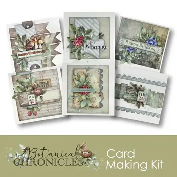 UNIQUELY CREATIVE UNIQUELY CREATIVE BOTANICAL CHRONICLES CARD MAKING KIT